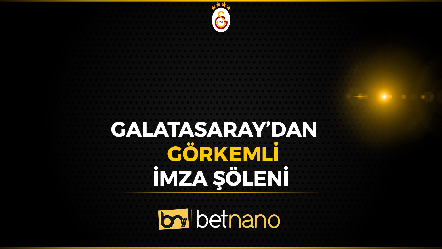 Galatasaraydan Görkemli İmza Şöleni!