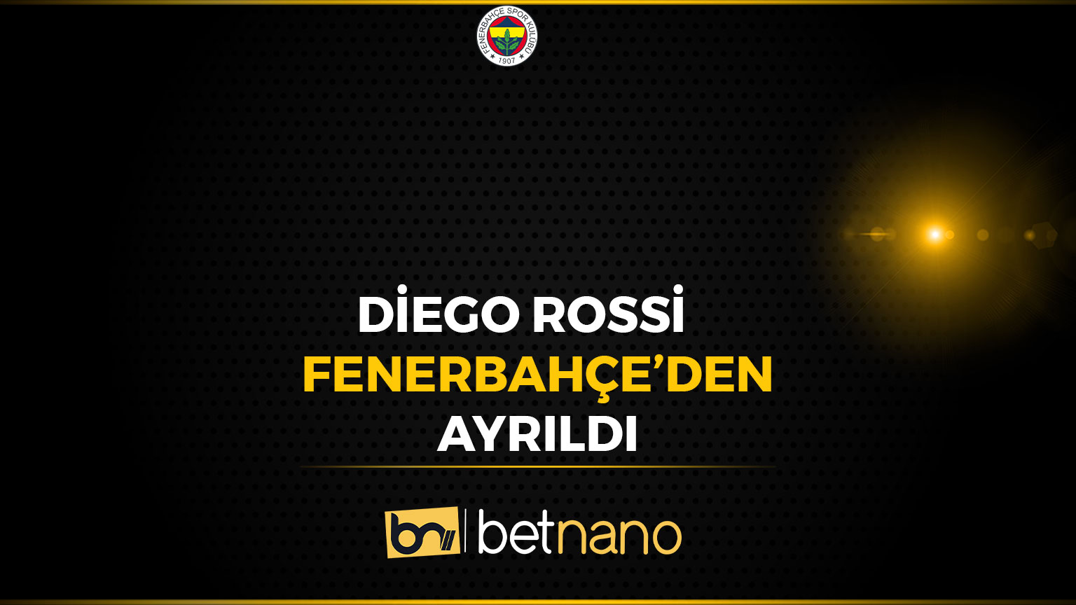 Diego Rossi Fenerbahçe'den Ayrıldı!