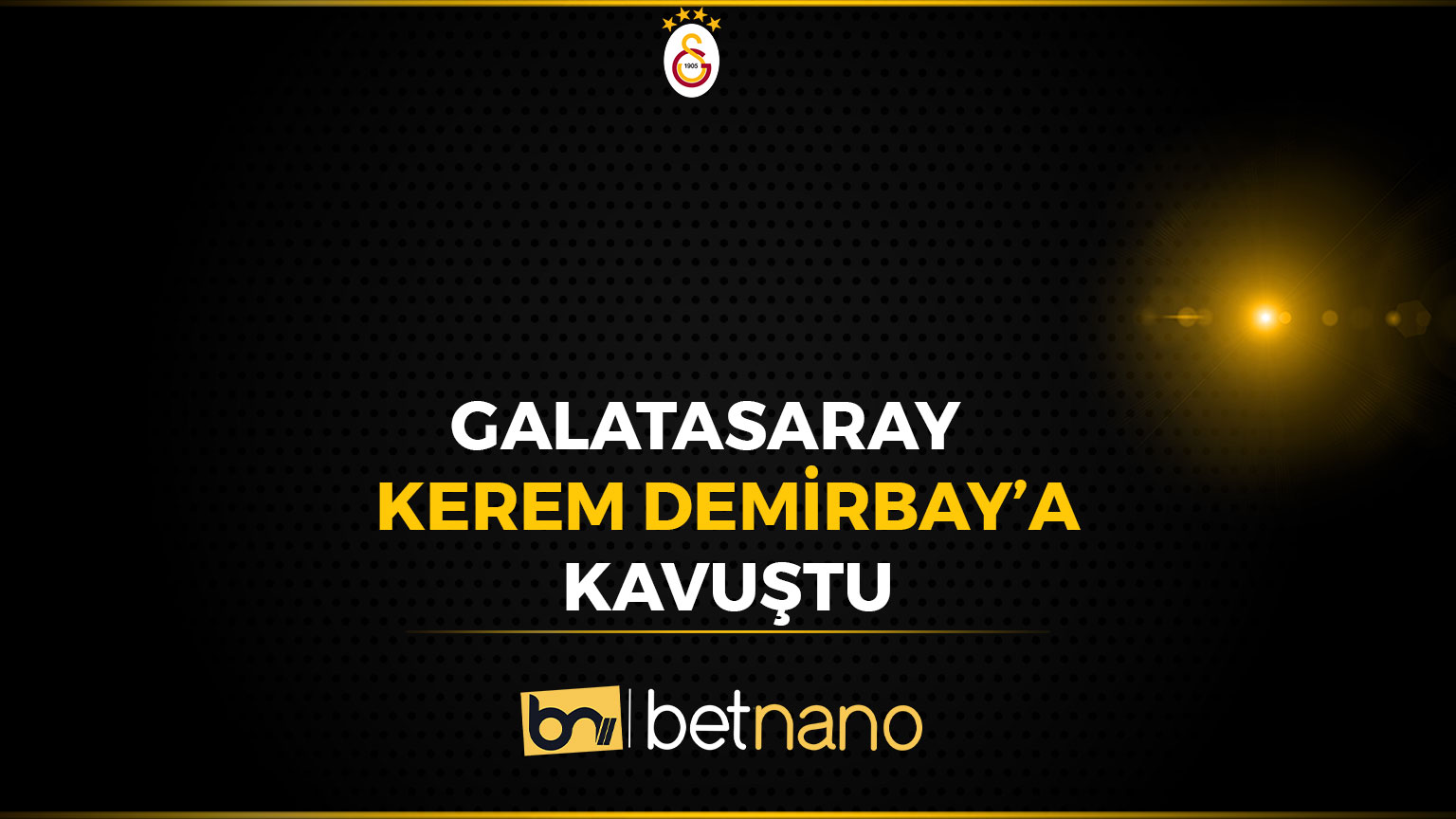 Galatasaray Kerem Demirbay'a Kavuştu!